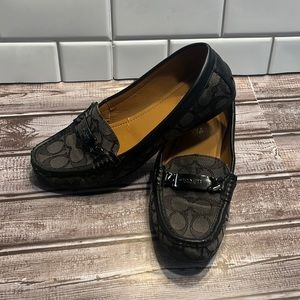 Coach Loafers Olive Black Size 7.5